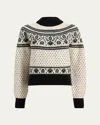 Khaite Guy Cashmere Sweater In Neutral Multi