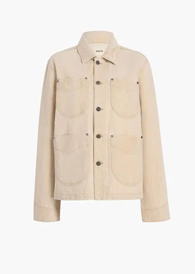 Khaite H26 Jacket In Beige