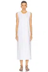 Khaite Hal Paneled Cotton-jersey Midi Dress
