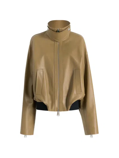 Khaite Hamett Jacket In Brown