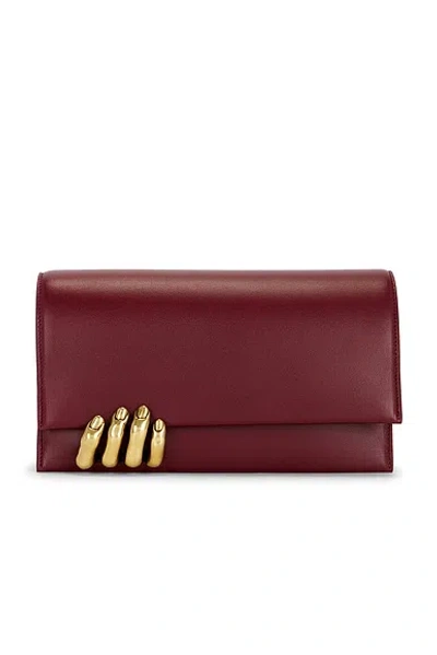 Khaite Hand Clutch In Burgundy