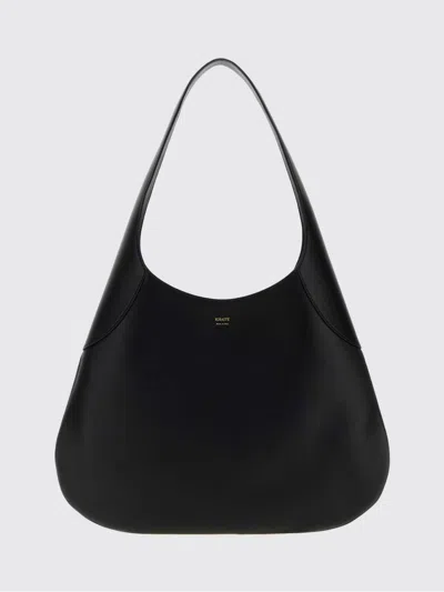 Khaite Joan Shoulder Bag In Calfskin Leather In Red