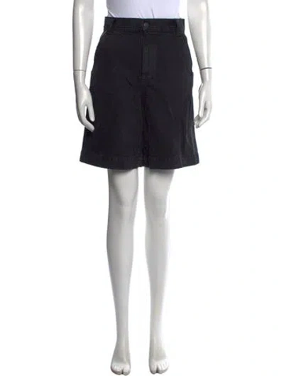 Pre-owned Khaite Hayden Mini Shorts In Grey