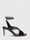 Khaite Liria Leather Crisscross Wrap Ankle-strap Sandals In Brown
