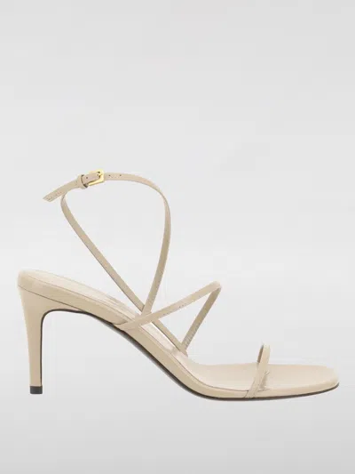 Khaite Loop Sandals In Nude
