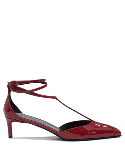 Khaite Women's Leather Heeled Shoes In Red