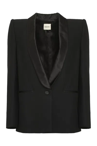 KHAITE KHAITE HELIO SINGLE-BREASTED ONE BUTTON JACKET