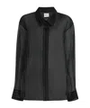 Khaite Herschel Top In Black With White Stripes