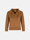 Khaite 'herve' Brown Cashmere Sweater