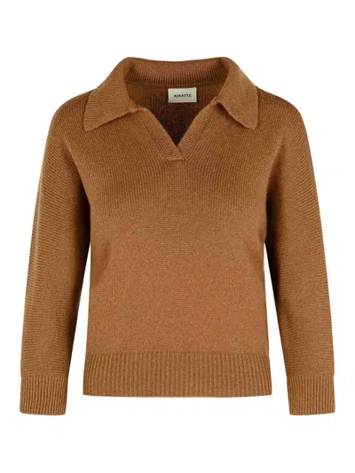 KHAITE POLO - MARRÓN