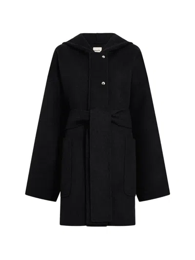 Khaite Hessner Coat In Black