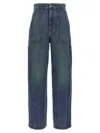 Khaite Hewey Cropped High-rise Wide-leg Jeans
