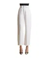 Khaite Shalbi High-rise Straight-leg Ankle Jeans In White