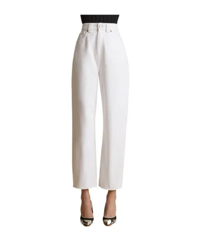KHAITE KHAITE HIGH RISE STRAIGHT LEG JEANS
