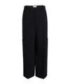 Khaite High-waist Design Casual Pants In Black