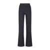 Khaite Womens Benson Bonnie Straight-leg Denim-blend Jeans In Black