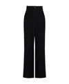 Khaite High Waist Tailored Trousers In Black