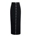 Khaite Brynlee Crepe Maxi Pencil Skirt In Black