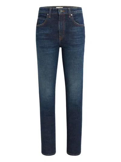 Khaite High-waisted Slim Jeans In Blue