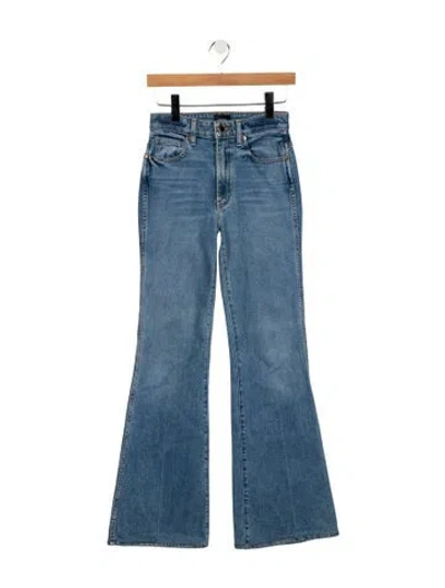 Pre-owned Khaite High-rise Flared Jeans In Blue