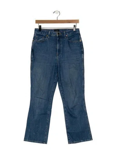 Pre-owned Khaite High-rise Flared Jeans In Blue