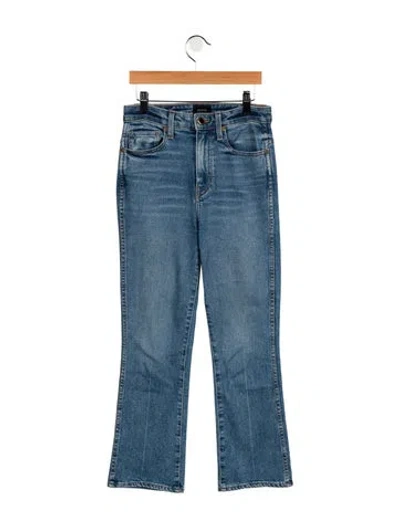 Pre-owned Khaite High-rise Flared Jeans In Blue