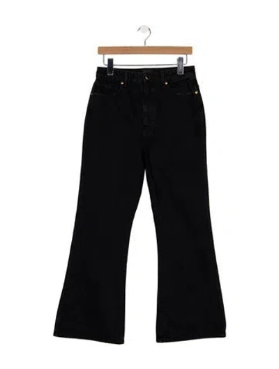 Pre-owned Khaite High-rise Flared Jeans In Blue