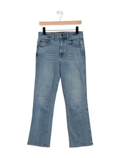 Pre-owned Khaite High-rise Flared Jeans In Blue