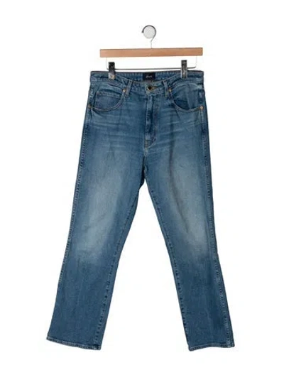 Pre-owned Khaite High-rise Flared Jeans In Blue