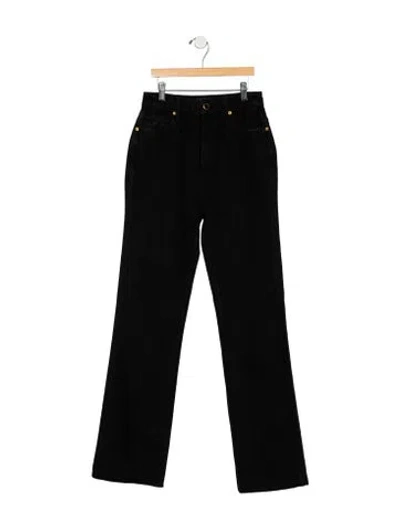 Pre-owned Khaite High-rise Flared Jeans In Blue