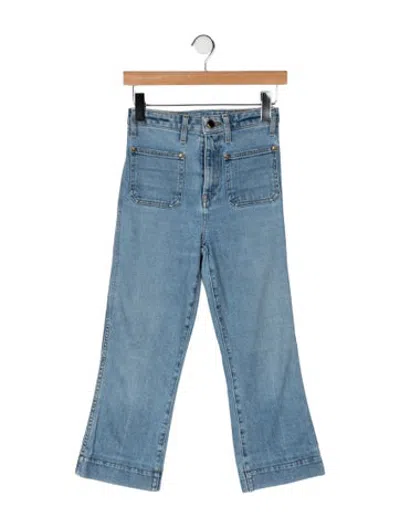 Pre-owned Khaite High-rise Flared Jeans In Blue