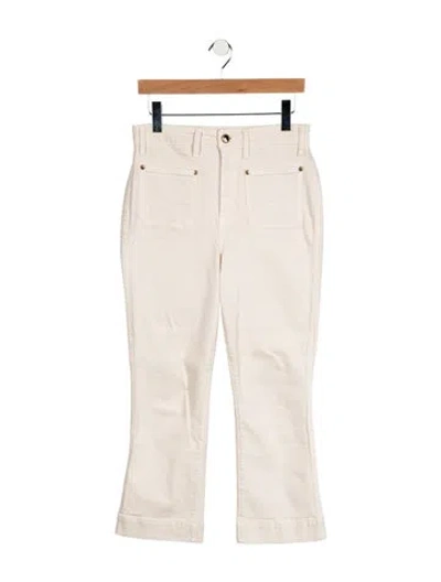 Pre-owned Khaite High-rise Flared Jeans In Neutrals