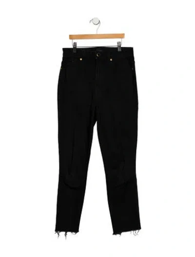 Pre-owned Khaite High-rise Skinny Leg Jeans In Black