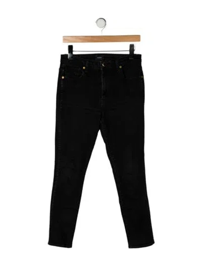 Pre-owned Khaite High-rise Skinny Leg Jeans In Black