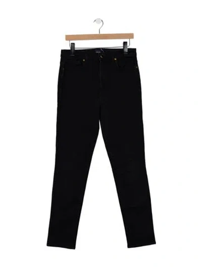 Pre-owned Khaite High-rise Skinny Leg Jeans In Black
