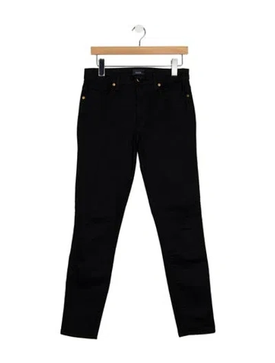 Pre-owned Khaite High-rise Skinny Leg Jeans In Black