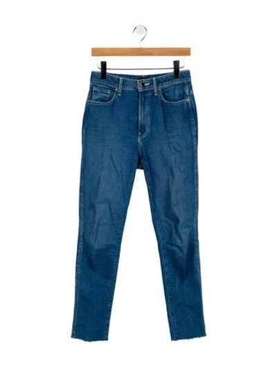 Pre-owned Khaite High-rise Skinny Leg Jeans In Blue