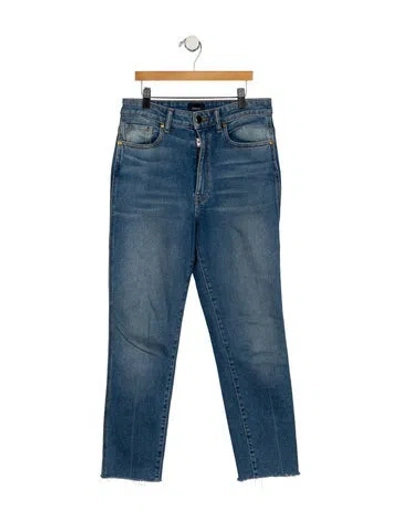Pre-owned Khaite High-rise Skinny Leg Jeans In Blue