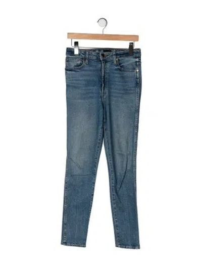Pre-owned Khaite High-rise Skinny Leg Jeans In Blue