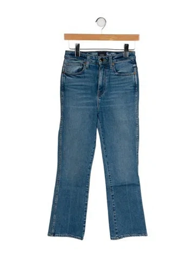 Pre-owned Khaite High-rise Straight Leg Jeans In Blue
