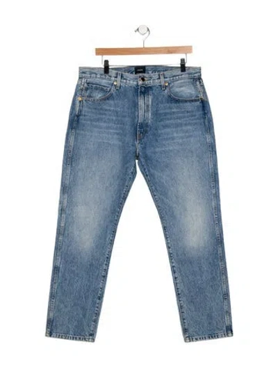 Pre-owned Khaite High-rise Straight Leg Jeans In Blue