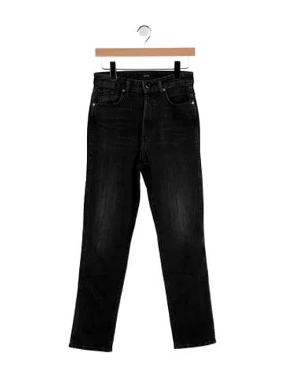 Pre-owned Khaite High-rise Straight Leg Jeans In Blue