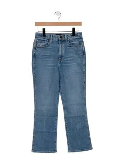 Pre-owned Khaite High-rise Straight Leg Jeans In Blue