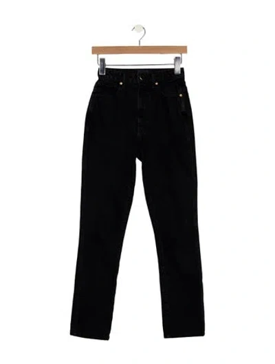 Pre-owned Khaite High-rise Straight Leg Jeans In Blue