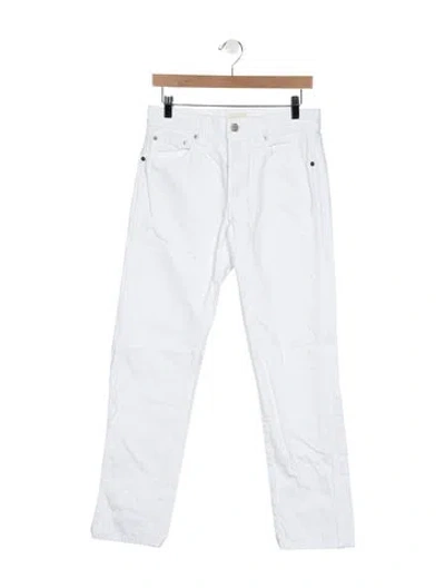 Pre-owned Khaite High-rise Straight Leg Jeans In Blue