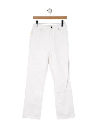 Pre-owned Khaite High-rise Straight Leg Jeans In Multi
