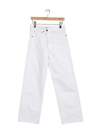 Pre-owned Khaite High-rise Straight Leg Jeans In Multi