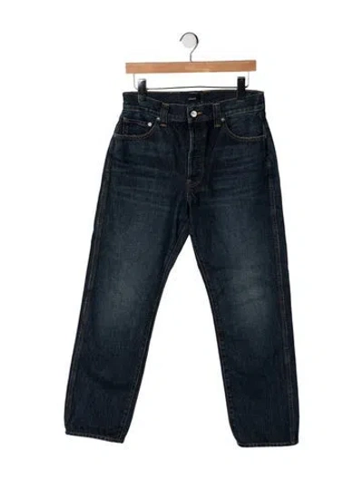 Pre-owned Khaite High-rise Straight Leg Jeans In Multicolor