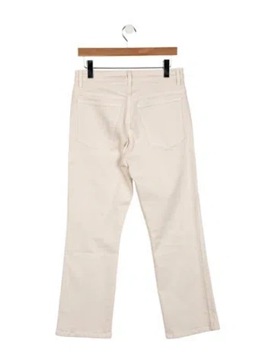 Pre-owned Khaite High-rise Straight Leg Jeans In Neutral