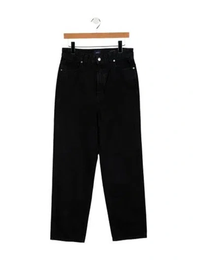 Pre-owned Khaite High-rise Straight Leg Jeans W/ Tags In Black